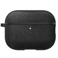 Твърд, текстилен калъф за Apple AirPods Pro 3 от Spigen Urban Fit - Black