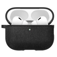 Твърд, текстилен калъф за Apple AirPods Pro 3 от Spigen Urban Fit - Black