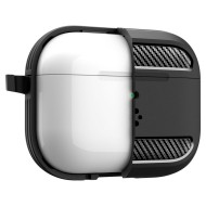 Удароустойчив силиконов калъф за Apple AirPods Pro 3 от Spigen Rugged Armor - Matte Black
