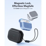 360 градусов калъф за слушалки с MagSafe за Apple AirPods Pro 3 от ESR Orbit Halolock - Black