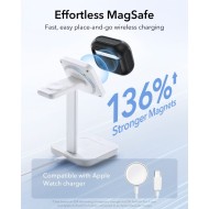 360 градусов калъф за слушалки с MagSafe за Apple AirPods Pro 3 от ESR Orbit Halolock - Black