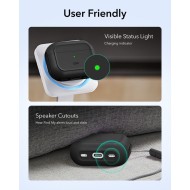 360 градусов калъф за слушалки с MagSafe за Apple AirPods Pro 3 от ESR Orbit Halolock - Black