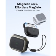 360 градусов калъф за слушалки с MagSafe за Apple AirPods Pro 3 от ESR Orbit Halolock - Titanium