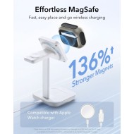 360 градусов калъф за слушалки с MagSafe за Apple AirPods Pro 3 от ESR Orbit Halolock - Titanium