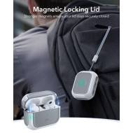 360 градусов калъф за слушалки с MagSafe за Apple AirPods Pro 3 от ESR Orbit Halolock - White