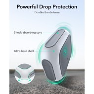 360 градусов калъф за слушалки с MagSafe за Apple AirPods Pro 3 от ESR Orbit Halolock - White