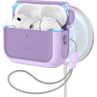 360 градусов калъф за слушалки с MagSafe за Apple AirPods Pro 3 от ESR Orbit Halolock - Lavender