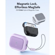 360 градусов калъф за слушалки с MagSafe за Apple AirPods Pro 3 от ESR Orbit Halolock - Lavender