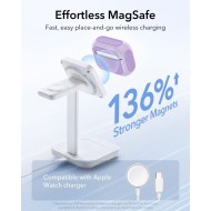 360 градусов калъф за слушалки с MagSafe за Apple AirPods Pro 3 от ESR Orbit Halolock - Lavender