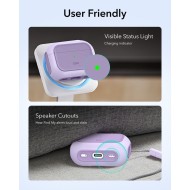 360 градусов калъф за слушалки с MagSafe за Apple AirPods Pro 3 от ESR Orbit Halolock - Lavender