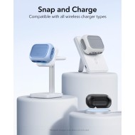 360 градусов калъф за слушалки с MagSafe за Apple AirPods Pro 3 от ESR Orbit Halolock - Powder Blue
