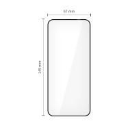2 x Стъклен протектор за дисплей на Motorola Edge 50 Neo / 60 Neo от Tech-Protect Glass Fit+ - Black
