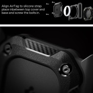 SPIGEN TOUGH ARMOR APPLE AIRTAG FOR PET COLLAR BLACK