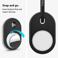 SPIGEN VAULT APPLE AIRTAG MATTE BLACK