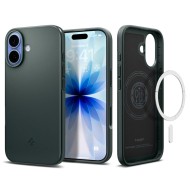 Тънък кейс с MagSafe за iPhone 17 от Spigen Thin Fit Mag - Abyss Green