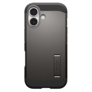  Удароустойчив кейс с MagSafe за iPhone 17 от Spigen Tough Armor T Mag - Gunmetal