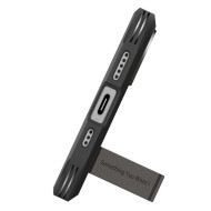  Удароустойчив кейс с MagSafe за iPhone 17 от Spigen Tough Armor T Mag - Gunmetal