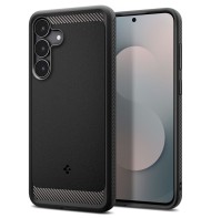 Удароустойчив кейс за Samsung Galaxy S25 FE от Spigen Rugged Armor - Matte Black