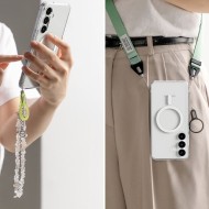Удароустойчив твърд кейс с MagSafe за Samsung Galaxy S25 FE от Ringke Fusion Magnetic - Clear