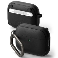Силиконов калъф с MagSafe за слушалки Apple AirPods Pro 3 от Ringke Onyx Magnetic - Черен
