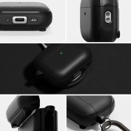 Силиконов калъф с MagSafe за слушалки Apple AirPods Pro 3 от Ringke Onyx Magnetic - Черен