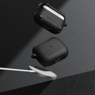 Силиконов калъф с MagSafe за слушалки Apple AirPods Pro 3 от Ringke Onyx Magnetic - Черен