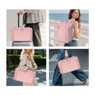TECH-PROTECT DEFENDER S50 RYANAIR & WIZZAIR TRAVEL LAPTOP CABIN BACKPACK 20L 40x20x25 DUSTY PINK