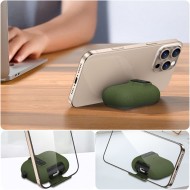 Твърд калъф с карабинер за слушалки Apple AirPods Pro 3 от Tech-Protect Slim Hook - Olive Green
