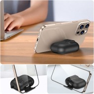Твърд калъф с карабинер за слушалки Apple AirPods Pro 3 от Tech-Protect Slim Hook - Черен