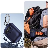 Твърд калъф с карабинер за слушалки Apple AirPods Pro 3 от Tech-Protect Slim Hook - Navy Blue