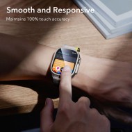 SZKŁO HARTOWANE ESR ARMORITE TEMPERED GLASS 2-PACK APPLE WATCH ULTRA 1 / 2 / 3 (49 MM) TITANIUM