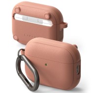 Силиконов калъф с MagSafe за слушалки Apple AirPods Pro 3 от Ringke Onyx Magnetic - Constant Coral