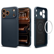 Тънък кейс с MagSafe за iPhone 17 Pro Max от Spigen Thin Fit Mag - Metal Slate