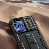 360 градусов калъф за Samsung Galaxy S25 FE от Tech-Protect Kevlar Cam+ - Черен