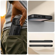 360 градусов калъф за Samsung Galaxy S25 FE от Tech-Protect Kevlar Cam+ - Черен