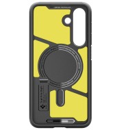 Удароустойчив, твърд кейс с MagSafe за Samsung Galaxy S25 Fe от Spigen Tough Armor Mag - Black