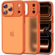 Твърд кейс за iPhone 17 Pro от Tech-Protect MagMat - Matte Cosmic Orange
