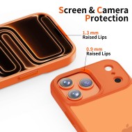 Твърд кейс за iPhone 17 Pro от Tech-Protect MagMat - Matte Cosmic Orange