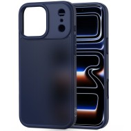Твърд кейс за iPhone 17 Pro от Tech-Protect MagMat - Matte Deep Blue