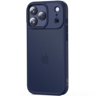 Твърд кейс за iPhone 17 Pro от Tech-Protect MagMat - Matte Deep Blue