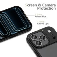 Твърд кейс за iPhone 17 Pro от Tech-Protect MagMat - Matte Black