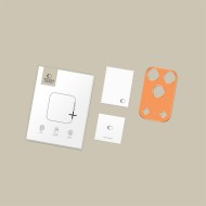 Алуминиева рамка за камера на iPhone 17 Pro Max от Tech-Protect Camalloy Fit+ - Cosmic Orange