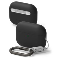 Силиконов калъф за слушалки Apple AirPods Pro 3 от Ringke Silicone - Black