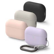 Силиконов калъф за слушалки Apple AirPods Pro 3 от Ringke Silicone - Light Purple