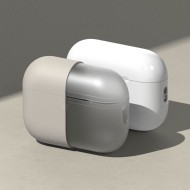 Силиконов калъф за слушалки Apple AirPods Pro 3 от Ringke Silicone - Stone