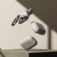 Силиконов калъф за слушалки Apple AirPods Pro 3 от Ringke Silicone - Stone