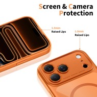 TECH-PROTECT MAGPEAK MAGSAFE CC IPHONE 17 PRO COSMIC ORANGE/CLEAR