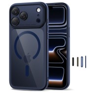 TECH-PROTECT MAGPEAK MAGSAFE CC IPHONE 17 PRO MAX DEEP BLUE/CLEAR