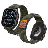 Найлонова каишка за Apple Watch 8 / 9 / 10 / 11 / SE / Ultra (44/45/46/49mm) от Spigen WBF0 - Green