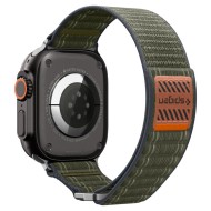 Найлонова каишка за Apple Watch 8 / 9 / 10 / 11 / SE / Ultra (44/45/46/49mm) от Spigen WBF0 - Green